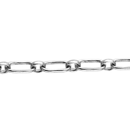 Fancy Chain 2.8 x 6mm - Sterling Silver