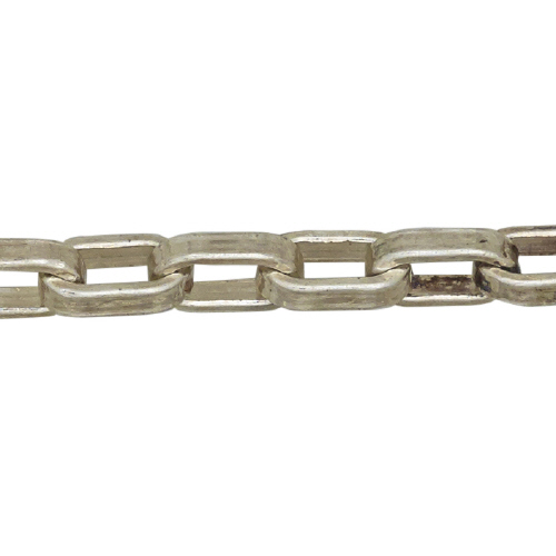 Fancy Chain 3.55 x 6.65mm - Sterling Silver