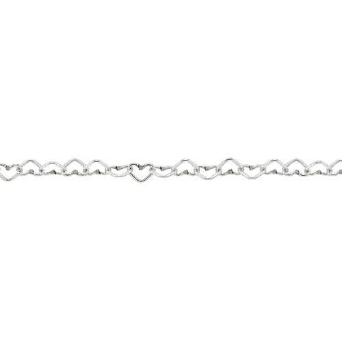 Heart Chain 2.8mm - Sterling Silver