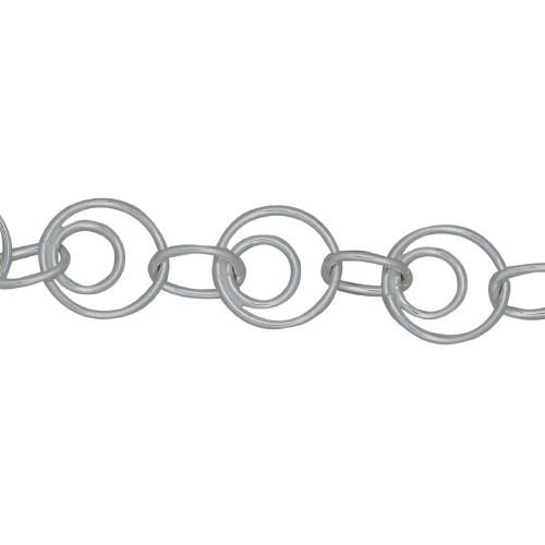 Round Double Chain - Sterling Silver