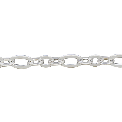 Long & Short Chain 5.6mm - Sterling Silver