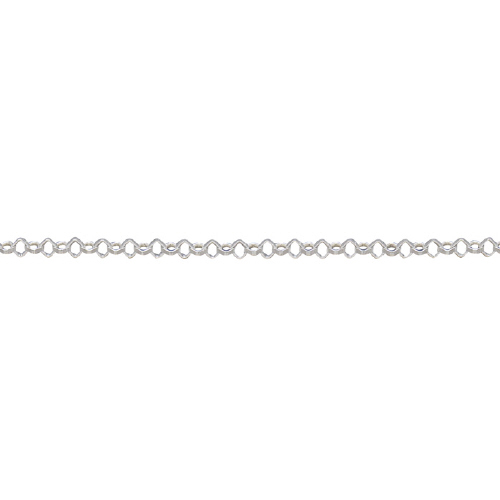 Rolo Chain Square Links 1.8mm - Sterling Silver