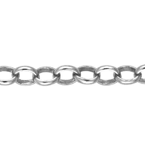 Rolo Chain 4mm - Sterling Silver