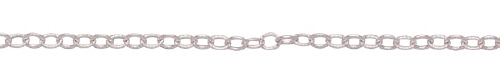 Textured Chain 3.9 x 5.1mm - Sterling Silver