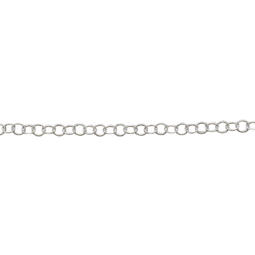 Textured Chain 3.6mm - Sterling Silver
