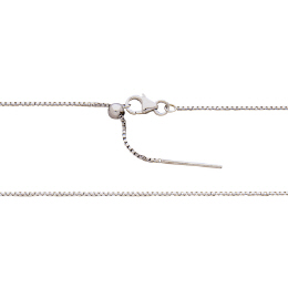 Sterling Silver Finished Chain With Clasp