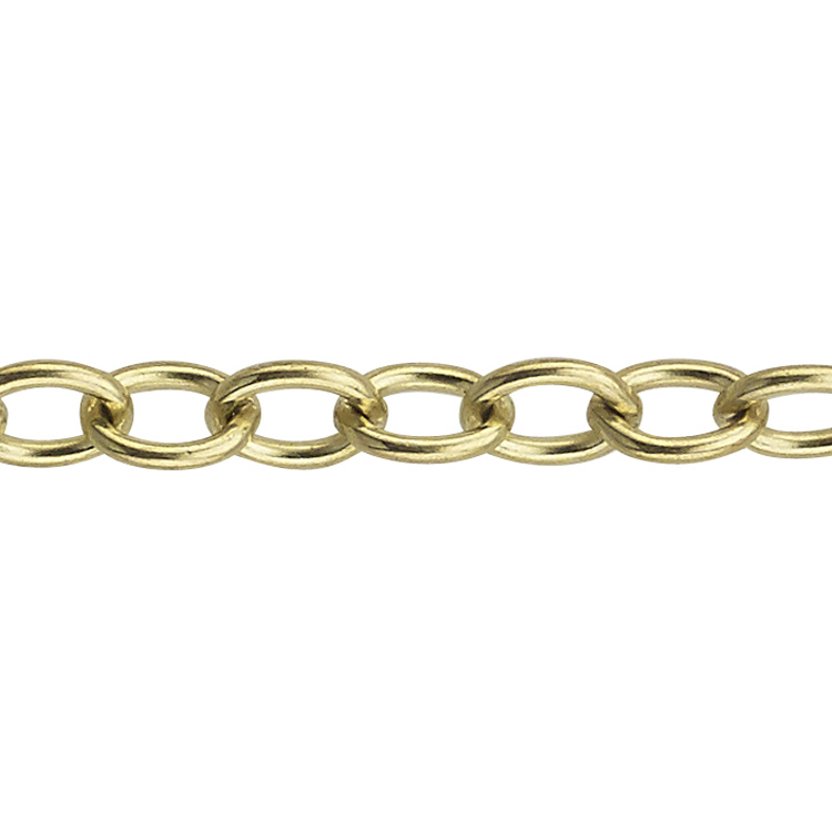 Cable Chain 4.0 x 5.35mm - 14 Karat Gold