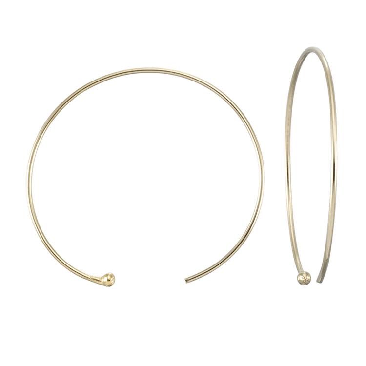 Earwire Round - Gold Filled