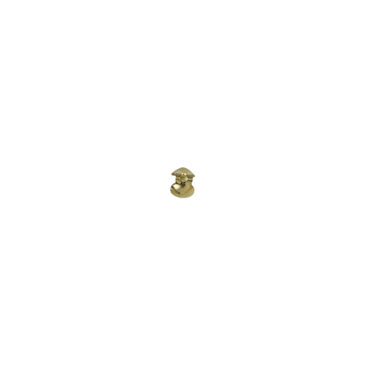 Clamshell Bead Tips  - 14 Karat Gold