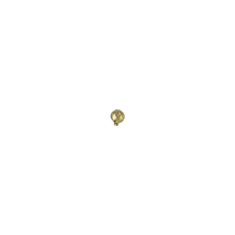 3mm 0.28 Hole Bead Tips  - 14 Karat Gold