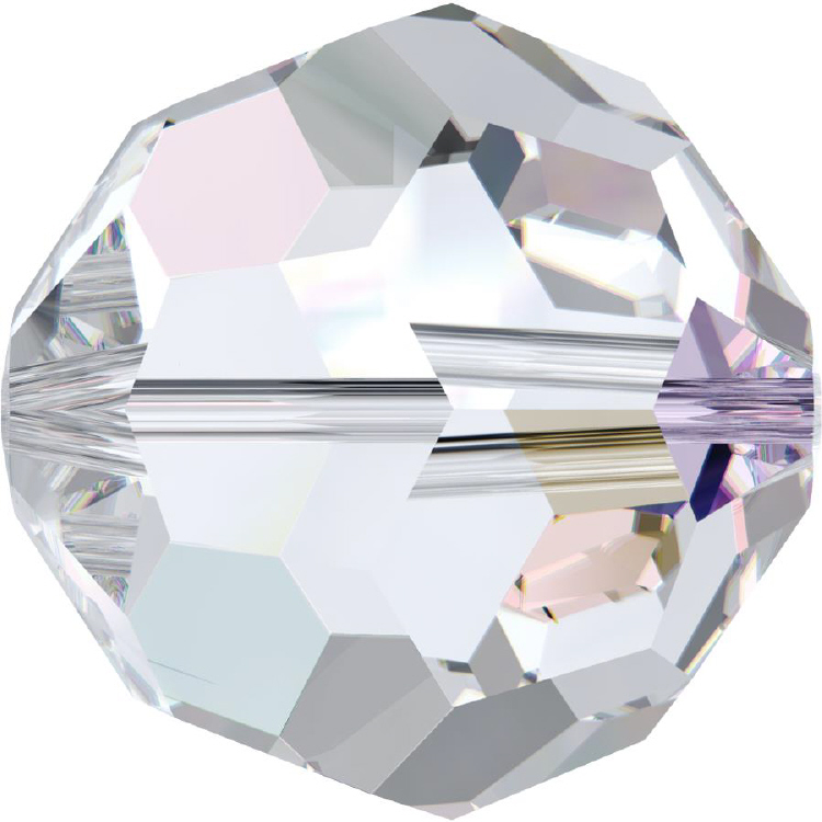 5000 Faceted Round - 18mm Swarovski Crystal - CRYSTAL AB -