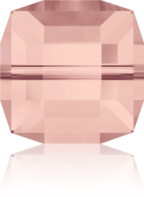 5601 Cube - 4mm Swarovski Crystal - BLUSH ROSE