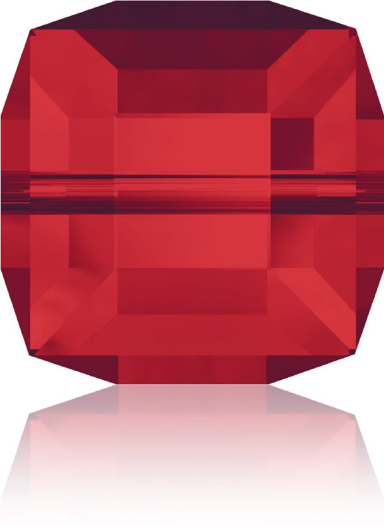 5601 Cube - 4mm Swarovski Crystal - LIGHT SIAM