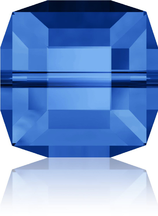 5601 Cube - 4mm Swarovski Crystal - SAPPHIRE
