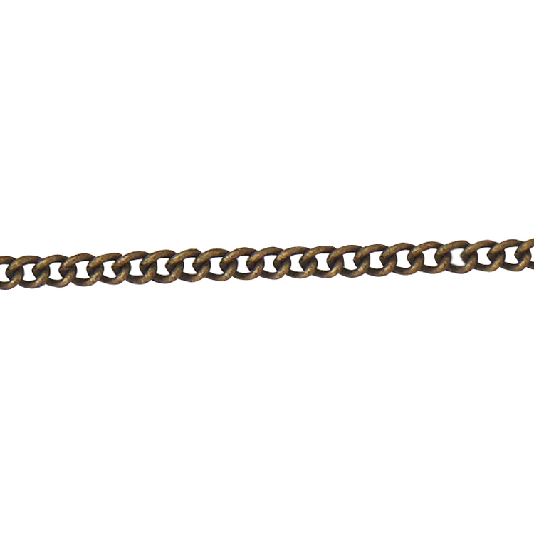 Small Curb Chain - Antique Copper Plated