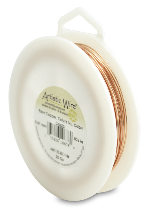 Artisitic Wire 20 guage 1/4 lb 78.8ft - Bare Copper