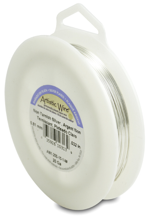 Artisitic Wire 22 guage  1/4 lb- Silver Plated, Tarnish Resistant