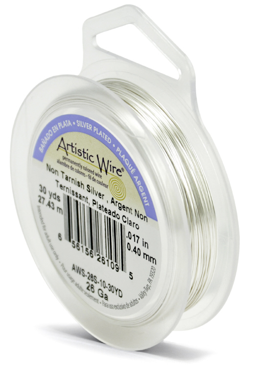 Artisitic Wire 26 guage 30 yd - Silver Plated, Tarnish Resistant