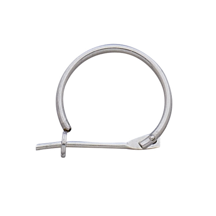 1 x 12mm Hoop Earrings   - Sterling Silver