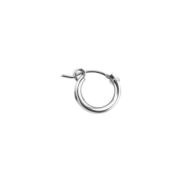 2 x 12mm Hoop Earrings   - Sterling Silver