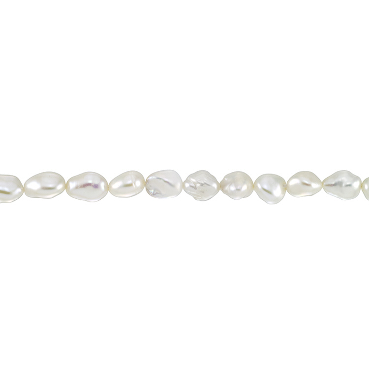 Freshwater Pearls - Nugget - 6-7mm - White