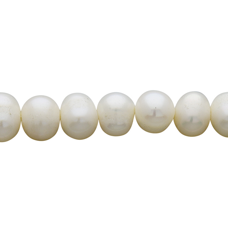 Freshwater Pearls - Potato - 8mm-8.5mm - White