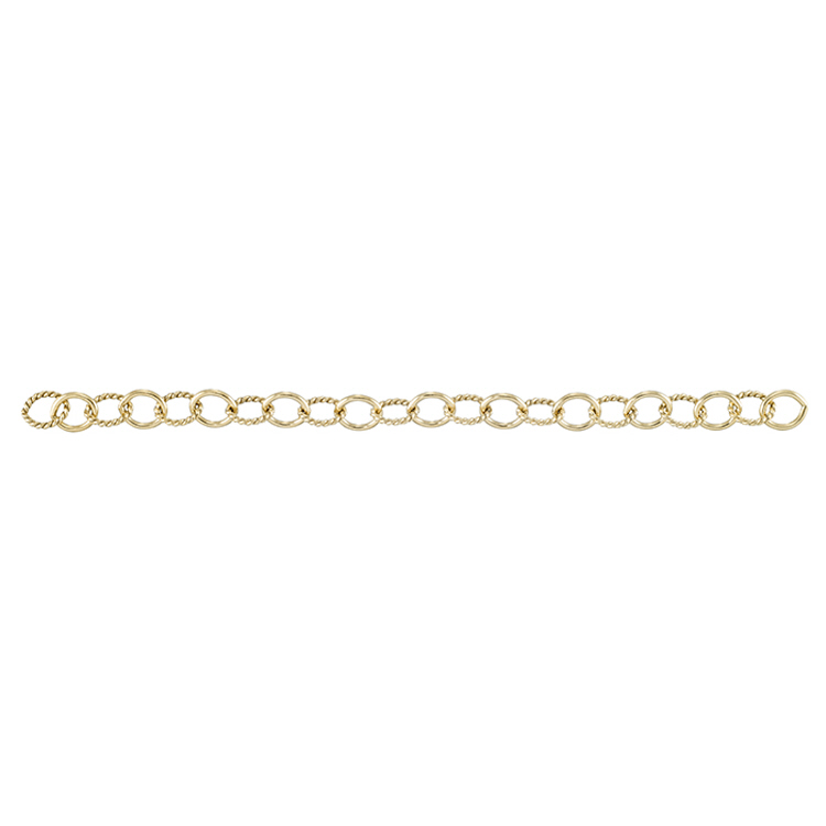 Fancy  Chain 4.6 x 5.7mm - Gold Filled