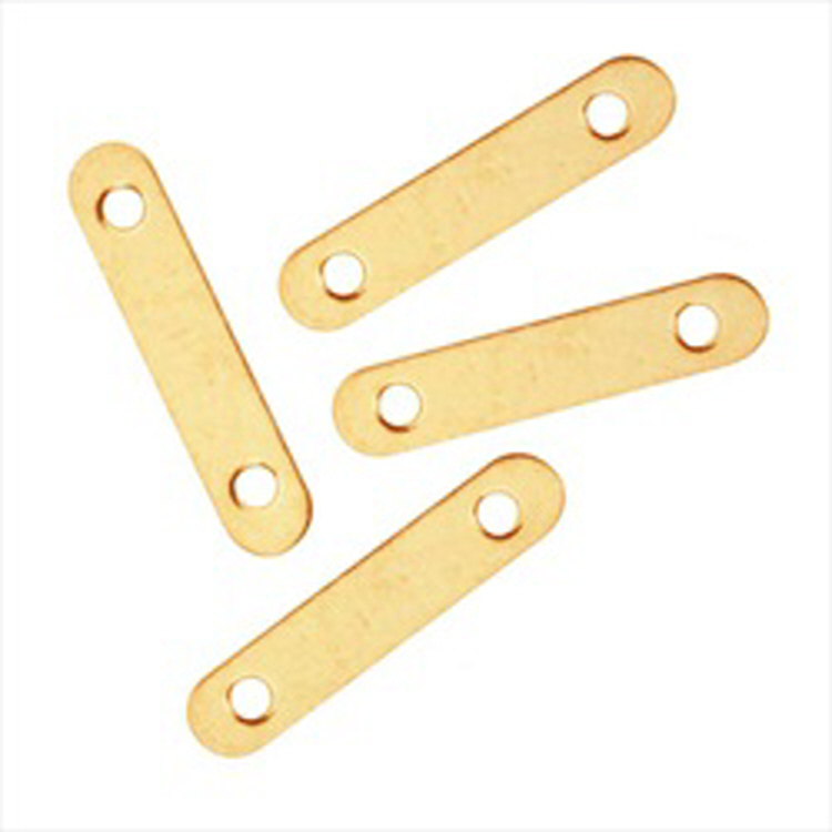 Seperator Bars (2 Holes) - Gold Plated