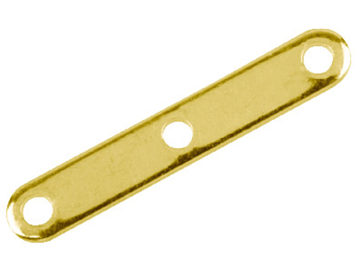 Seperator Bars (3 Holes) - Gold Plated