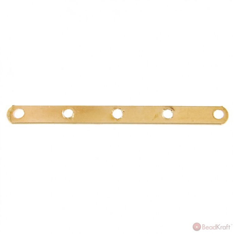 Seperator Bars (5 Holes) - Gold Plated