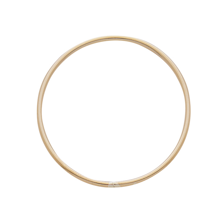 Plain Round Links 25mm - Gold Filled