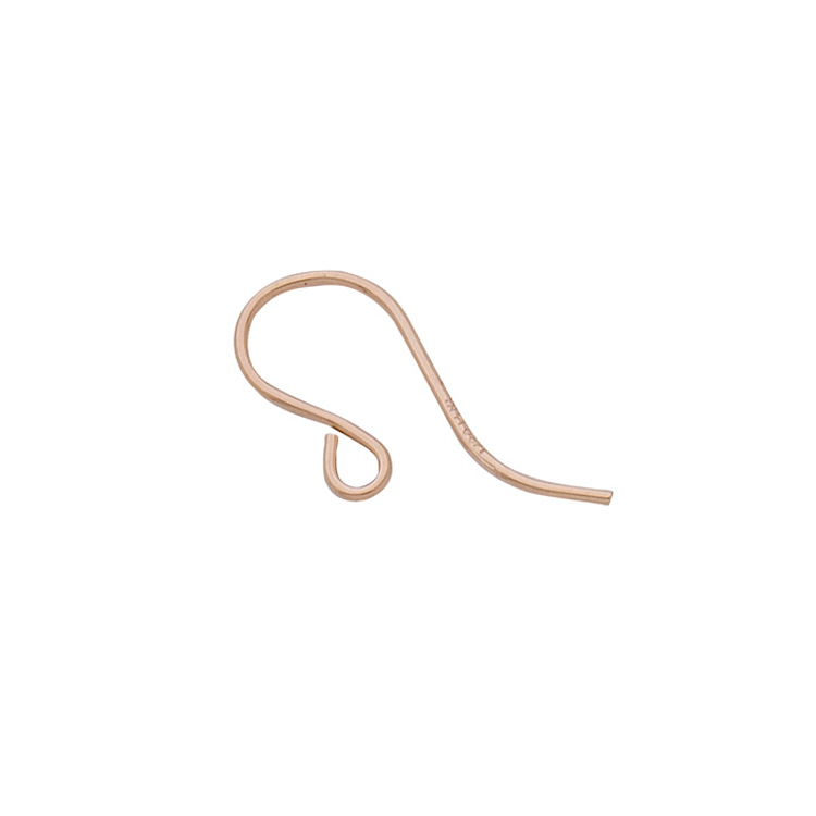 Plain Earwire - Rose Gold Filled