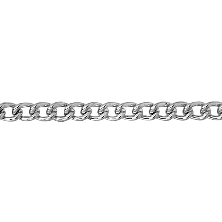 Large Curb Chain - Silver Plated