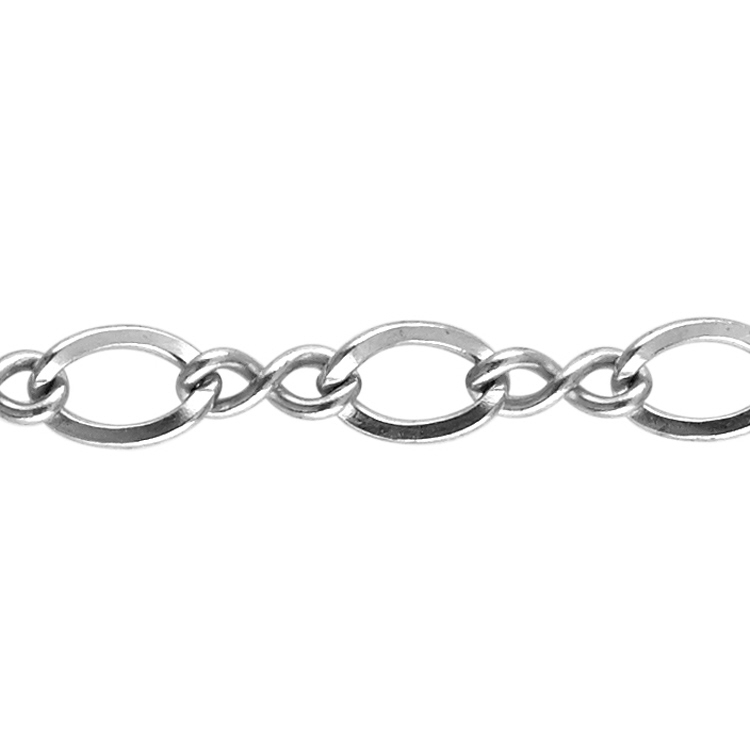 Figure 8 Chain 4.3 x 6.3mm - Sterling Silver