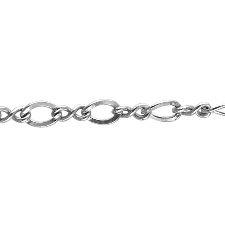 Figure 8 Chain 3 x 4.5mm - Sterling Silver